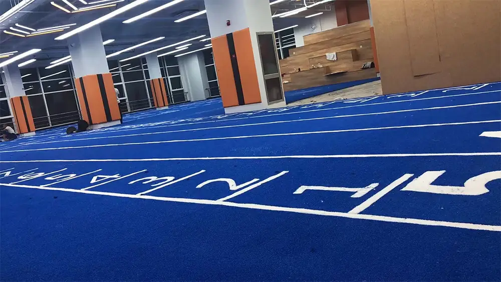 our company newly finish rugby court through our new style artificial grass 3