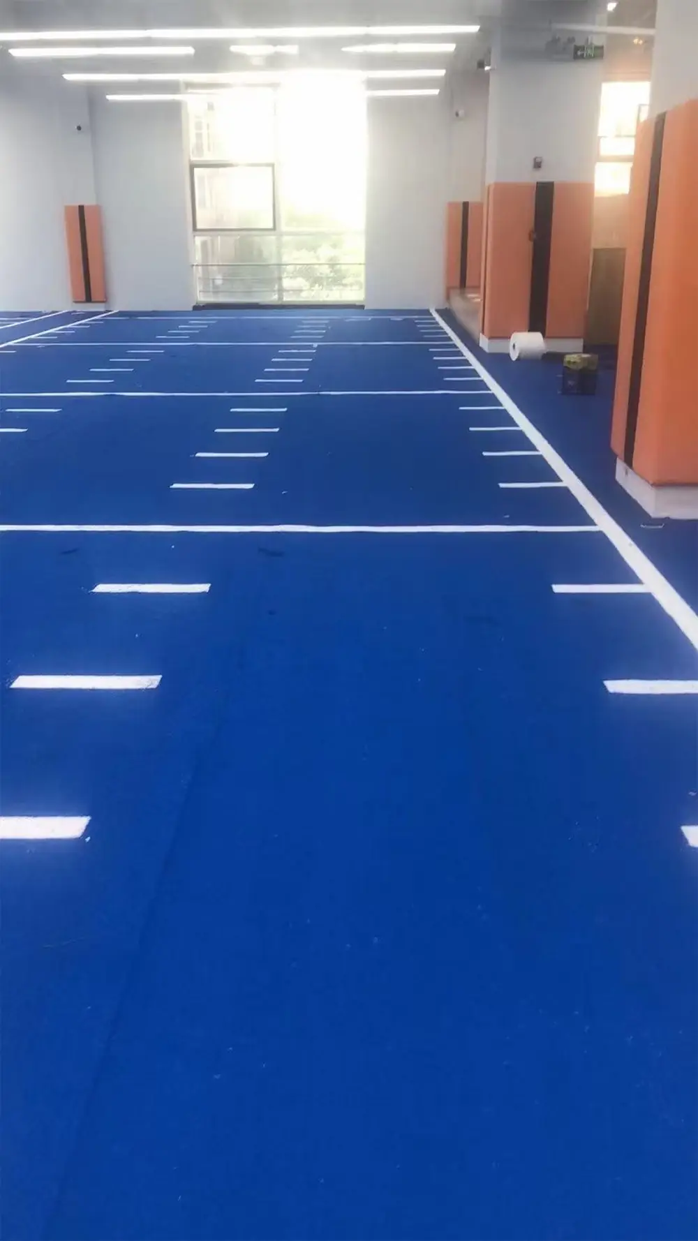 our company newly finish rugby court through our new style artificial grass 5