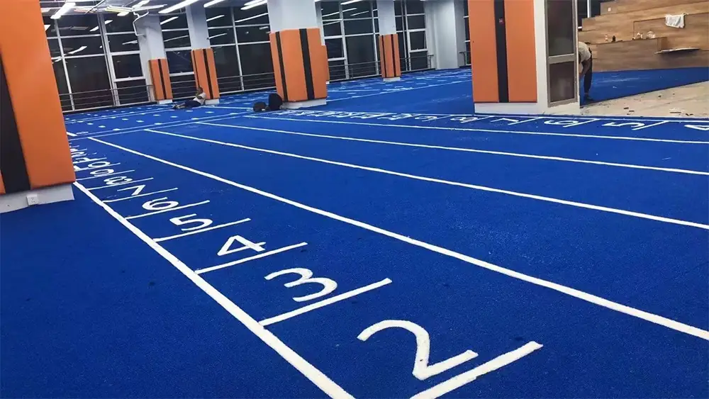 our company newly finish rugby court through our new style artificial grass 6