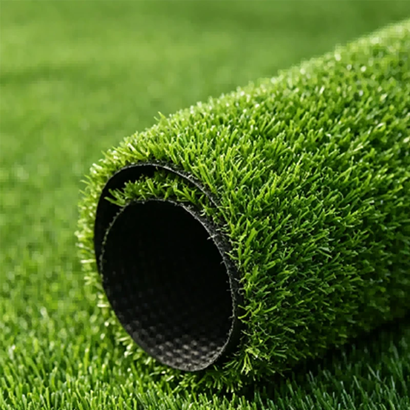A side-by-side comparison by a leading Synthetic Grass Manufacturer: featuring 10mm hoarding turf on the left and 25mm premium wall artificial grass on the right banner