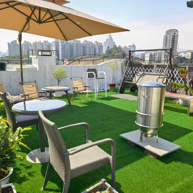 modern rooftop courtyard landscaping artificial grass for yard banner