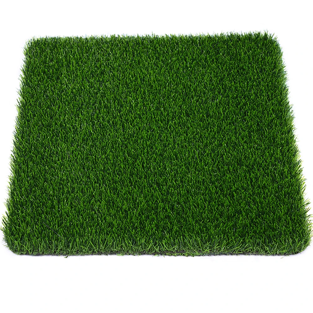 realistic lush green artificial grass for yard sample