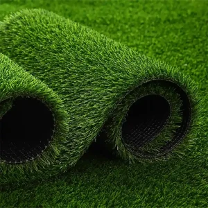 Two rolls of 25mm synthetic artificial grass for commercial landscaping projects
