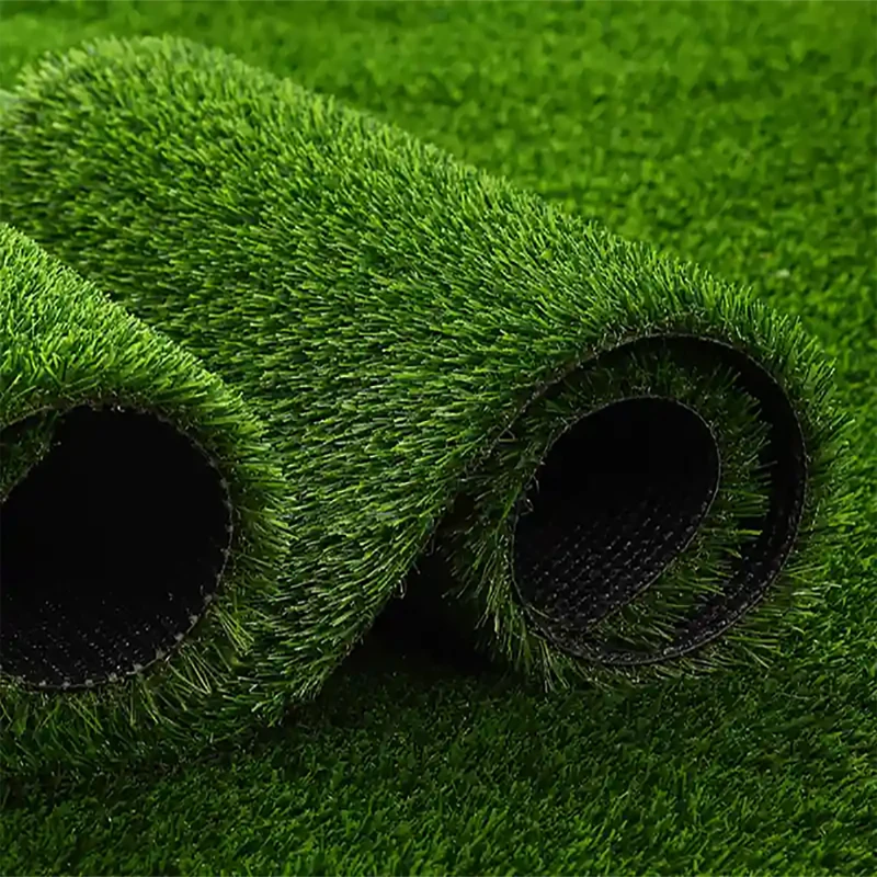 Two rolls of 25mm synthetic artificial grass for commercial landscaping projects