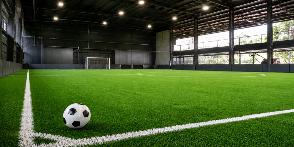 indoor futsal artificial grass sports court