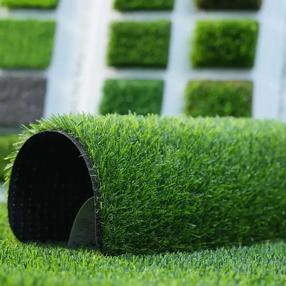 10mm green synthetic turf roll for temporary construction hoarding walls