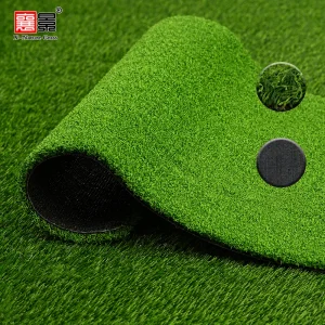 artificial football turf roll with dual color grass fibers and reinforced backing for professional sports fields